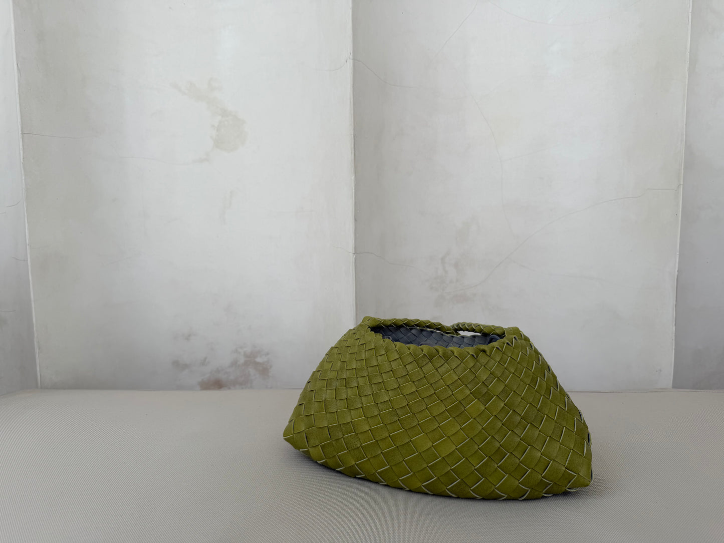Green Woven Handbag