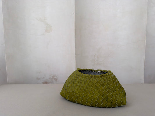 Green Woven Handbag