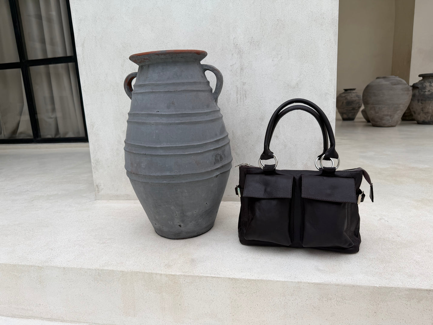 Brown Leather Handbag