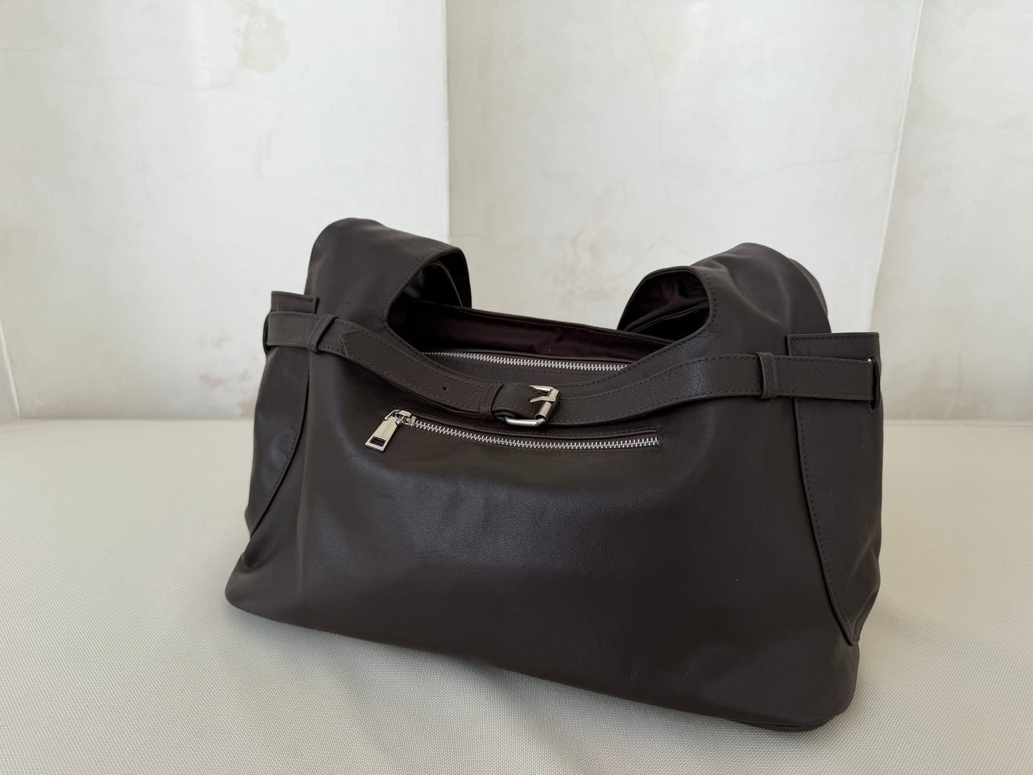 Brown Leather Handbag