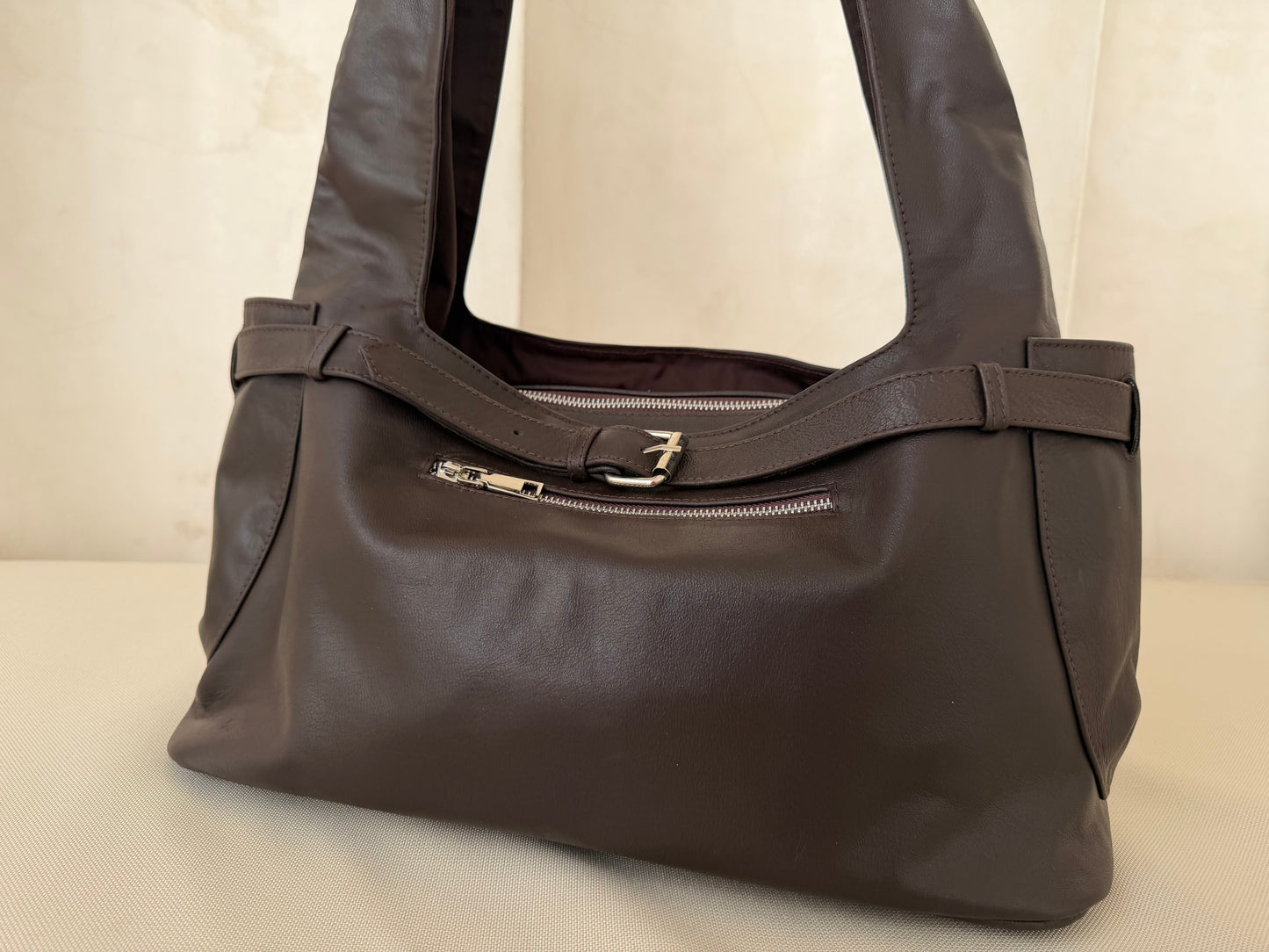 Brown Leather Handbag
