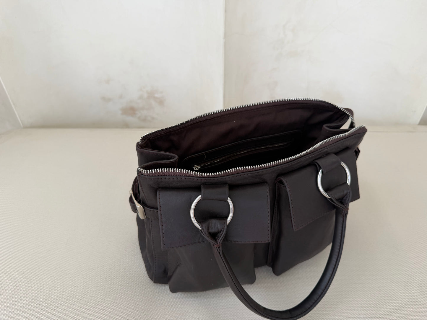 Brown Leather Handbag
