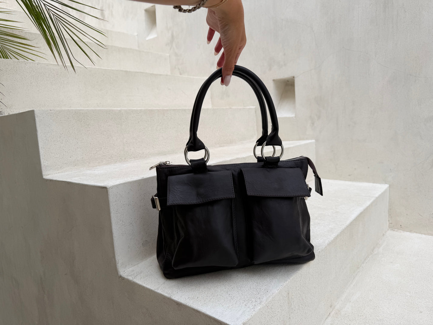 Brown Leather Handbag
