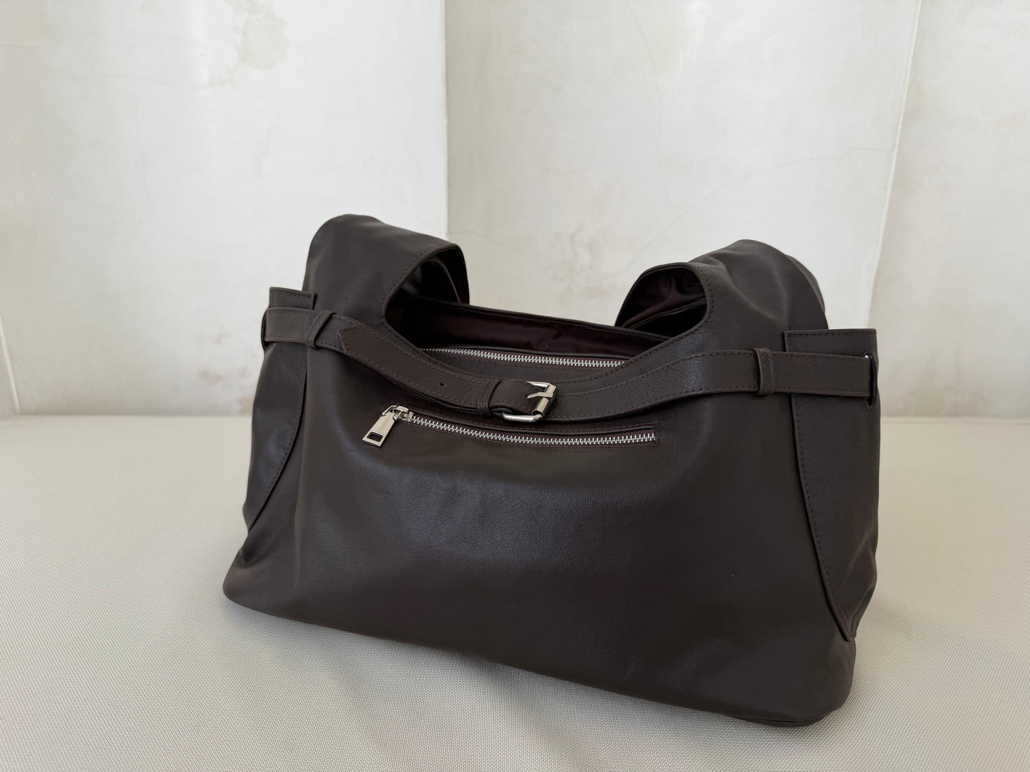 Brown Leather Handbag