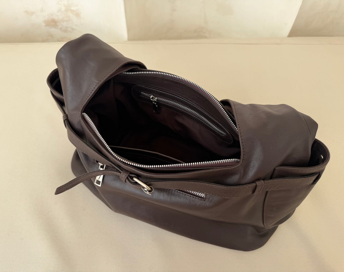Brown Leather Handbag