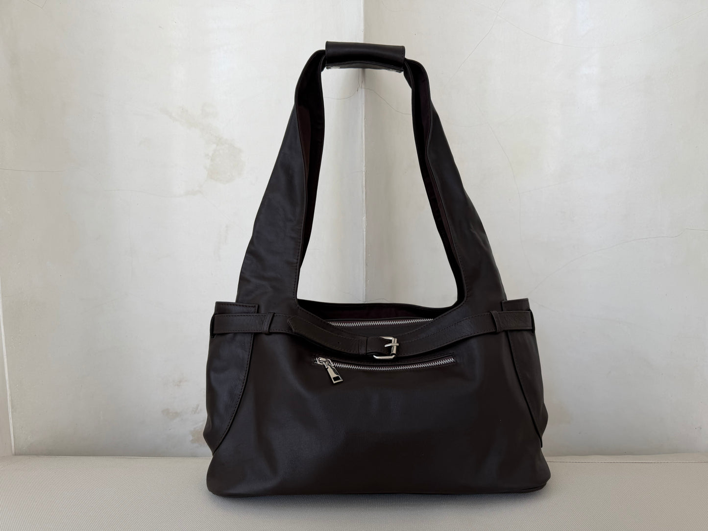 Brown Leather Handbag