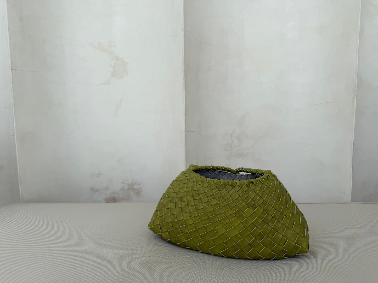 Green Woven Handbag