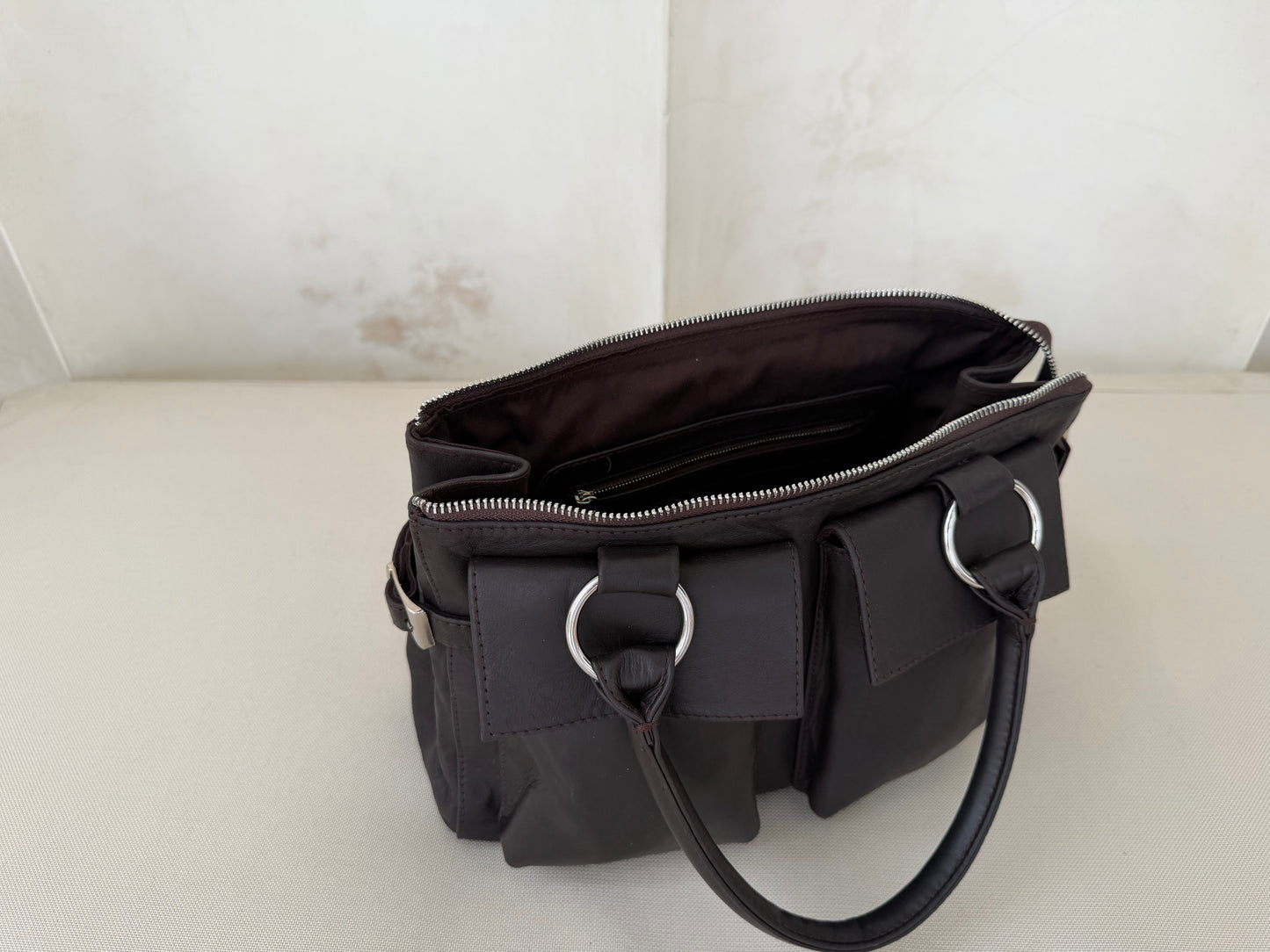 Brown Leather Handbag