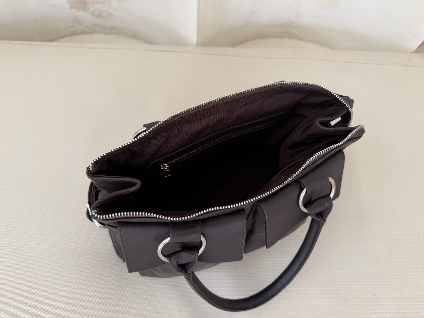 Brown Leather Handbag
