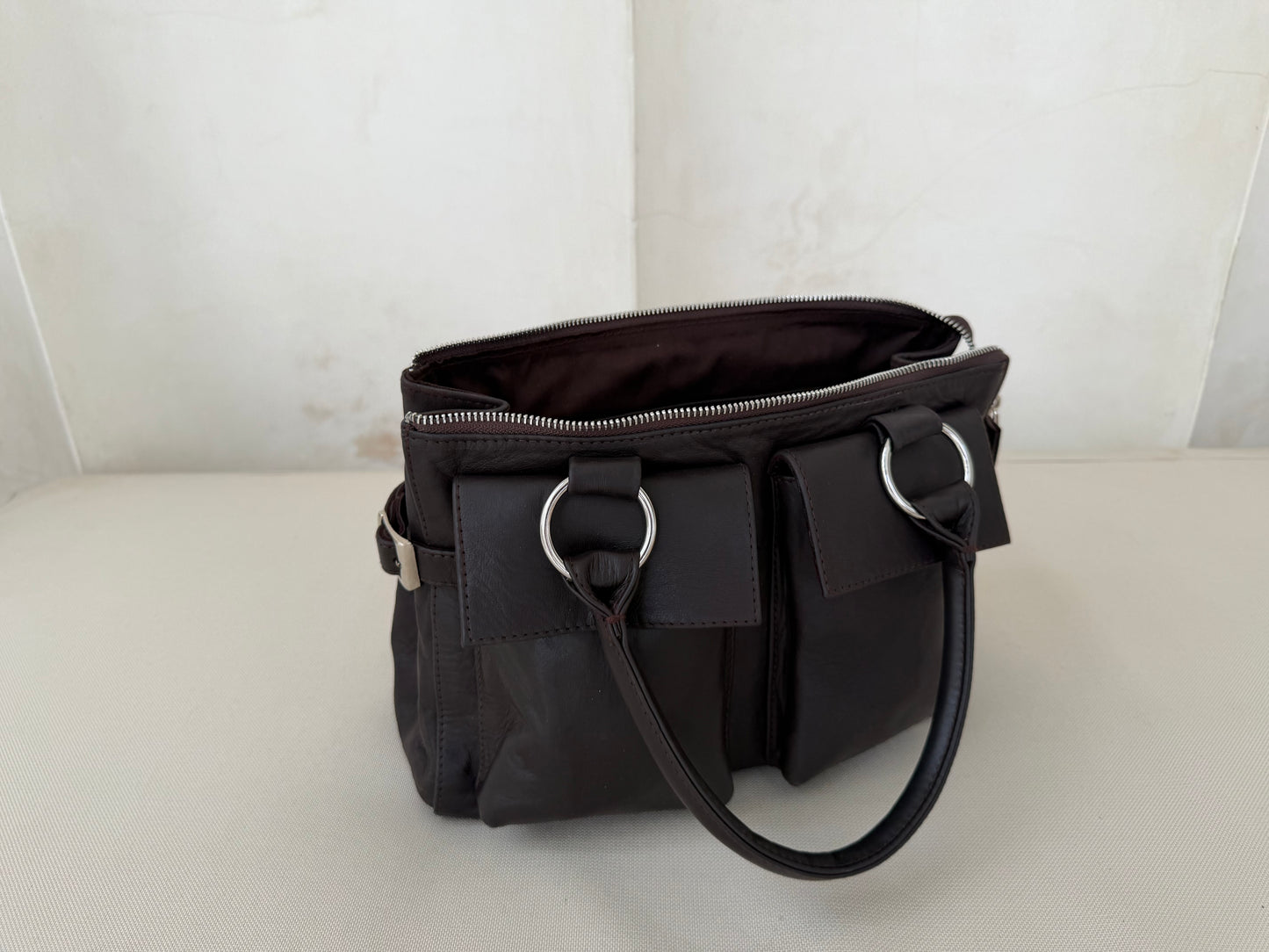 Brown Leather Handbag