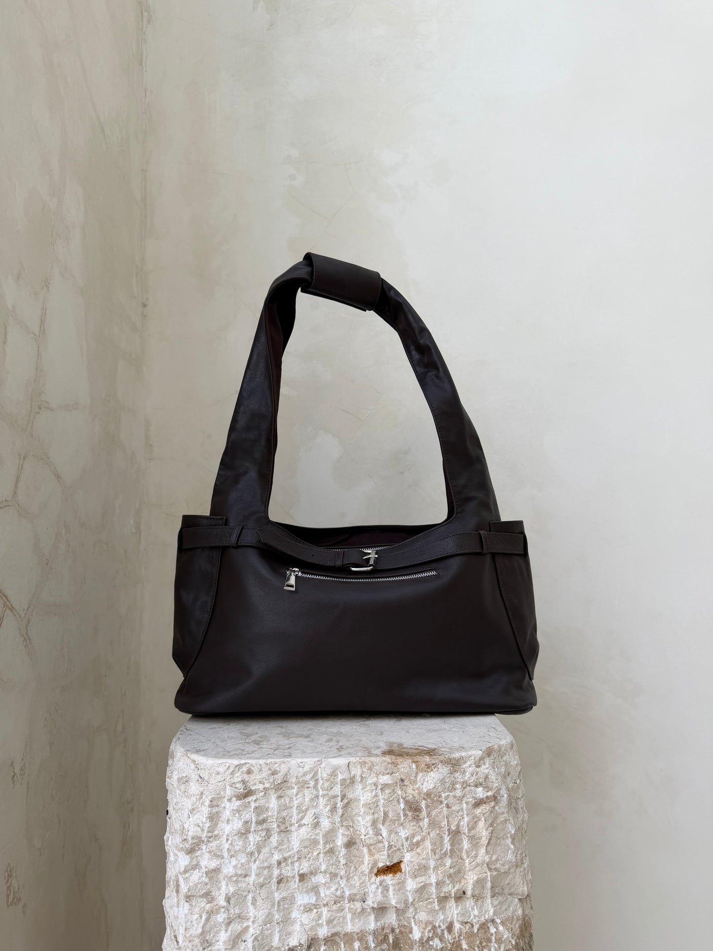 Brown Leather Handbag